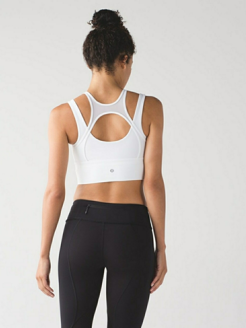 Lululemon Double Tap Long Line Bra - White Sz 4
